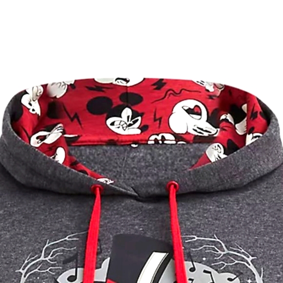 ❤️NWT VINTAGE TORRID HOODIE MICKEY MOUSE RETRO SKELETON HALLOWEEN DISNEY SWEATER - Picture 3 of 12